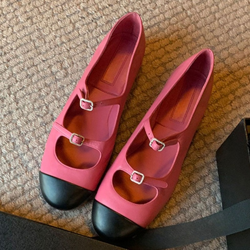 Women Shoes Brand - 우아한 메리 제인 슈즈 여성 벨트