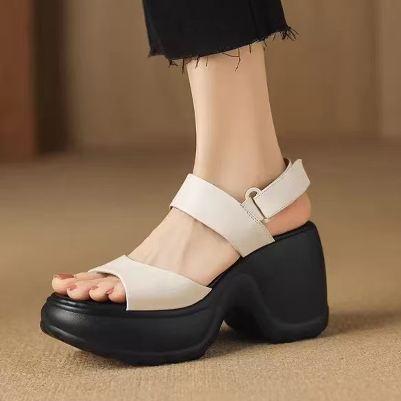 Women Shoes For Walking - 하이힐 여성 샌들 플랫폼 패션 워킹