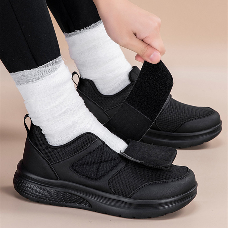 Women'S Shoes For Wide Feet - 새로운 정형외과용 넓은 발볼 부종 신발
