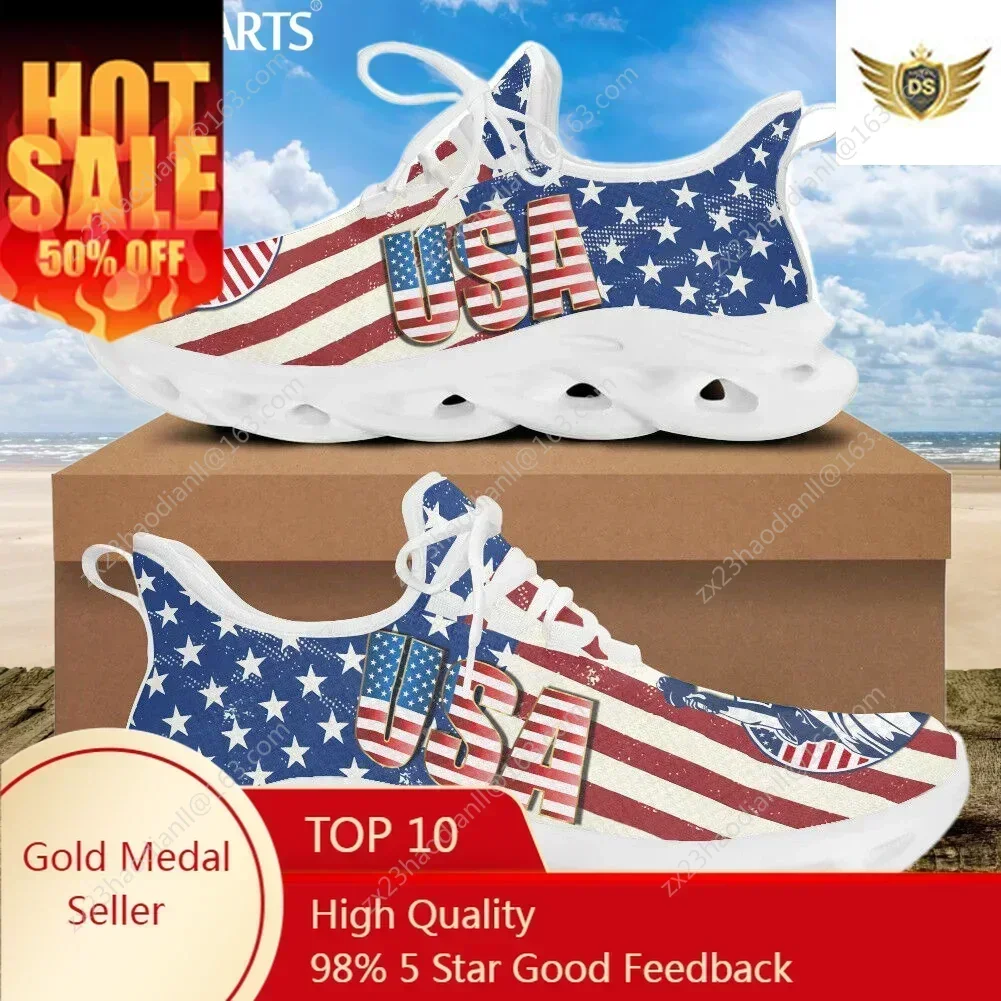 Women'S Shoes Liberty - 7.4 미국 국기 자유의 여신상 프린트