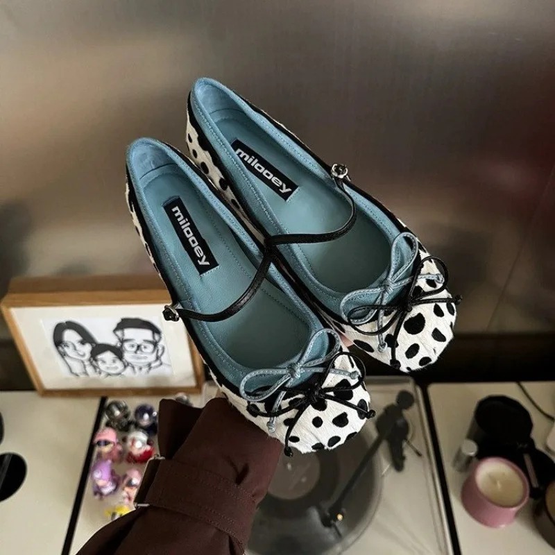 Women'S Shoes Round Toe - 2026 프랑스 플랫 바닥 라운드 토