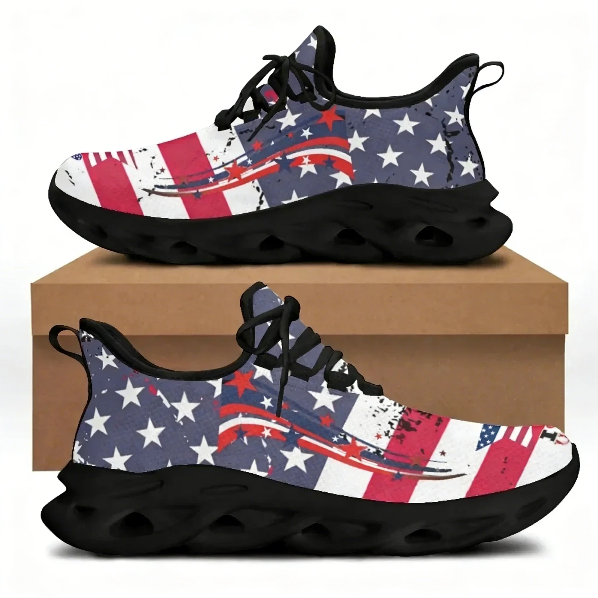 7.4 미국 국기 자유의 여신상 프린트 여성용 플랫 슈 - Women'S Shoes Liberty 리뷰 및 가격