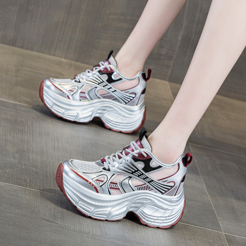 8cm 키높이 숨은 굽 플랫폼 스니커즈 여성 통기성 메 - Women Shoes For Walking 리뷰 및 가격