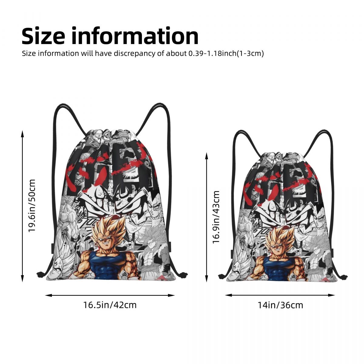 DBZ V-Vegetaes 만화 드로스트링 배낭 남성  - Women'S Shoes Louis Vuitton 리뷰 및 가격
