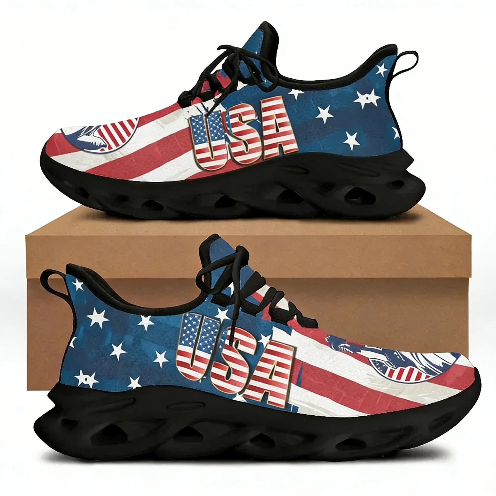 7.4 미국 국기 자유의 여신상 프린트 여성용 플랫 슈 - Women'S Shoes Liberty 리뷰 및 가격