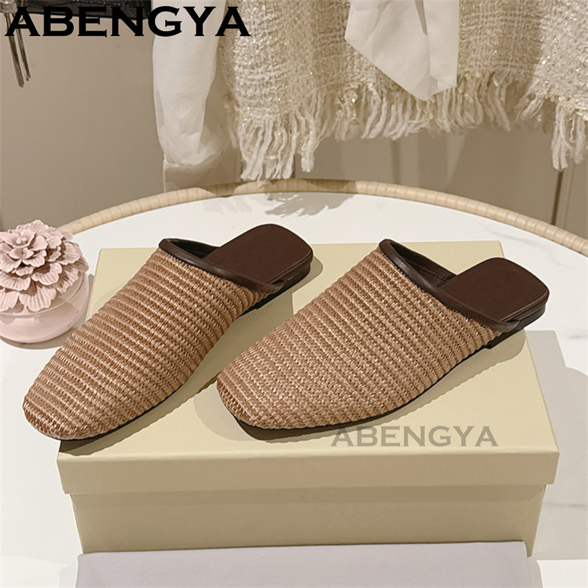 반짝이는 레이스 메쉬 라운드 토 플랫 슬리퍼 여성용 블 - Loafer Flat Women 리뷰 및 가격