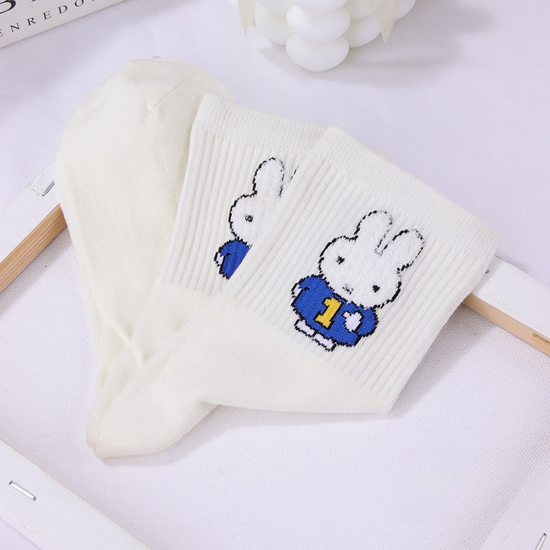 카와이 미피 크루 양말 여성 양말 귀여운 만화 토끼 자 - Women'S Shoes For Crews 리뷰 및 가격