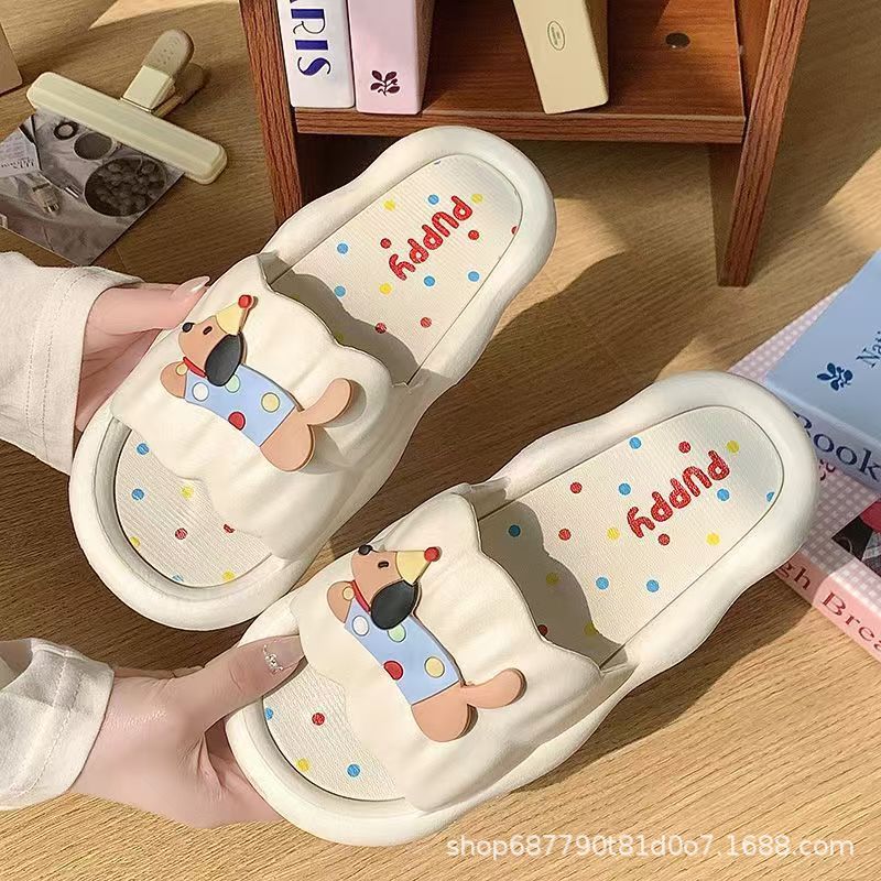 여성용 만화 핫도그 슬리퍼, 부드럽고 미끄럼 방지 기능 - Women'S Shoes For Flat Feet 리뷰 및 가격