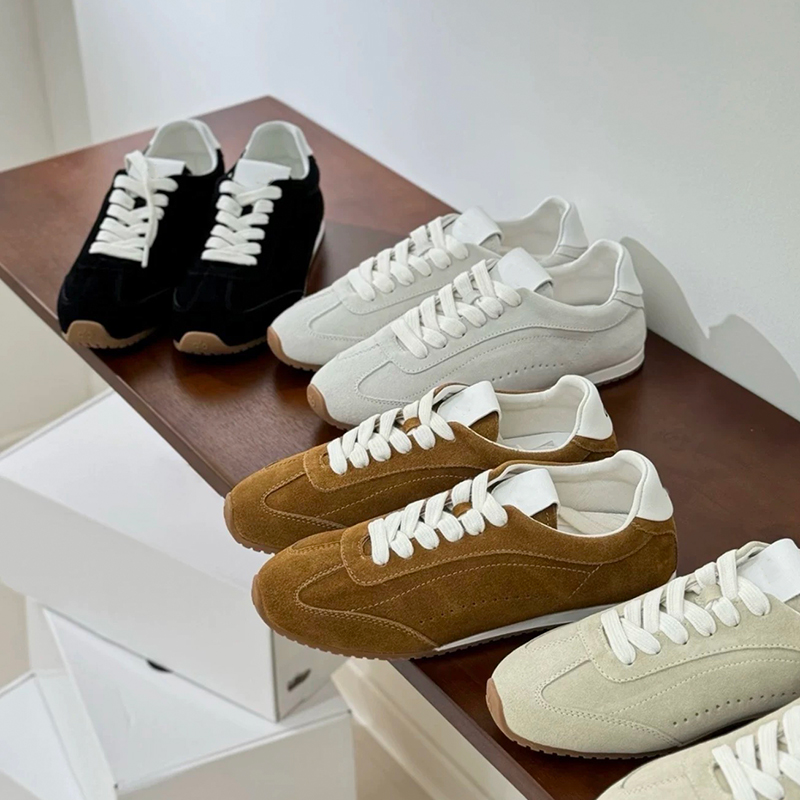유니섹스 여성 캐주얼 신발 천연 가죽 스웨이드 스니커즈 - Women Shoes For Walking 리뷰 및 가격
