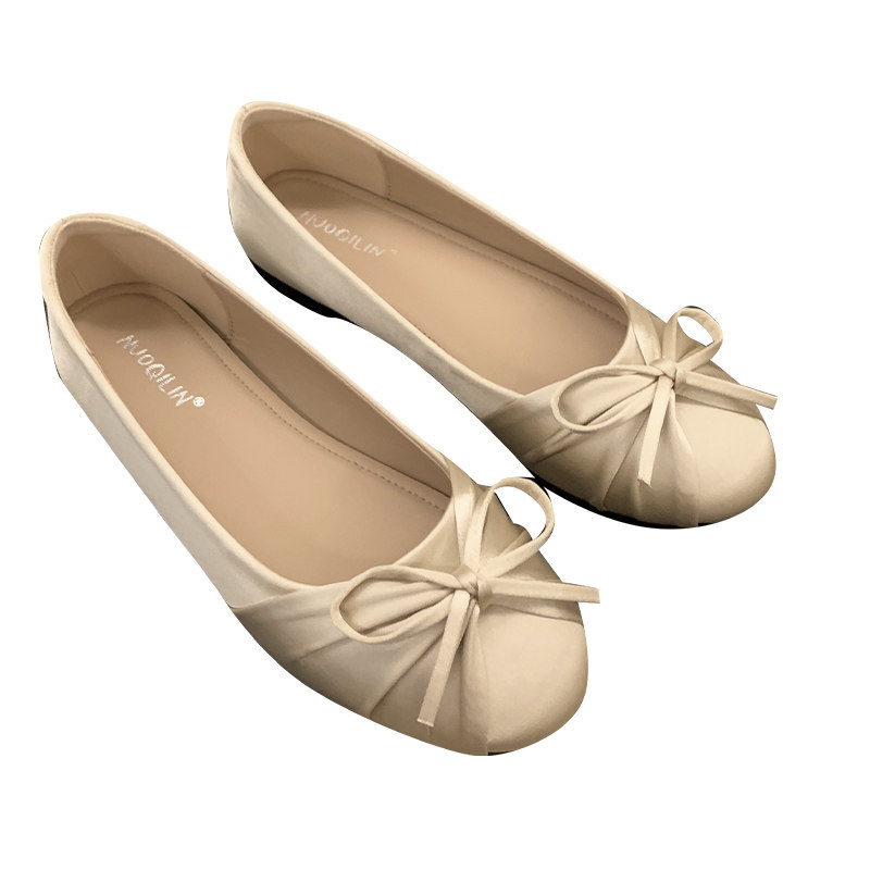 2026년 신상 리본 장식 새틴 얕은 굽 싱글 슈즈 여 - Women'S Shoes For Flat Feet 리뷰 및 가격