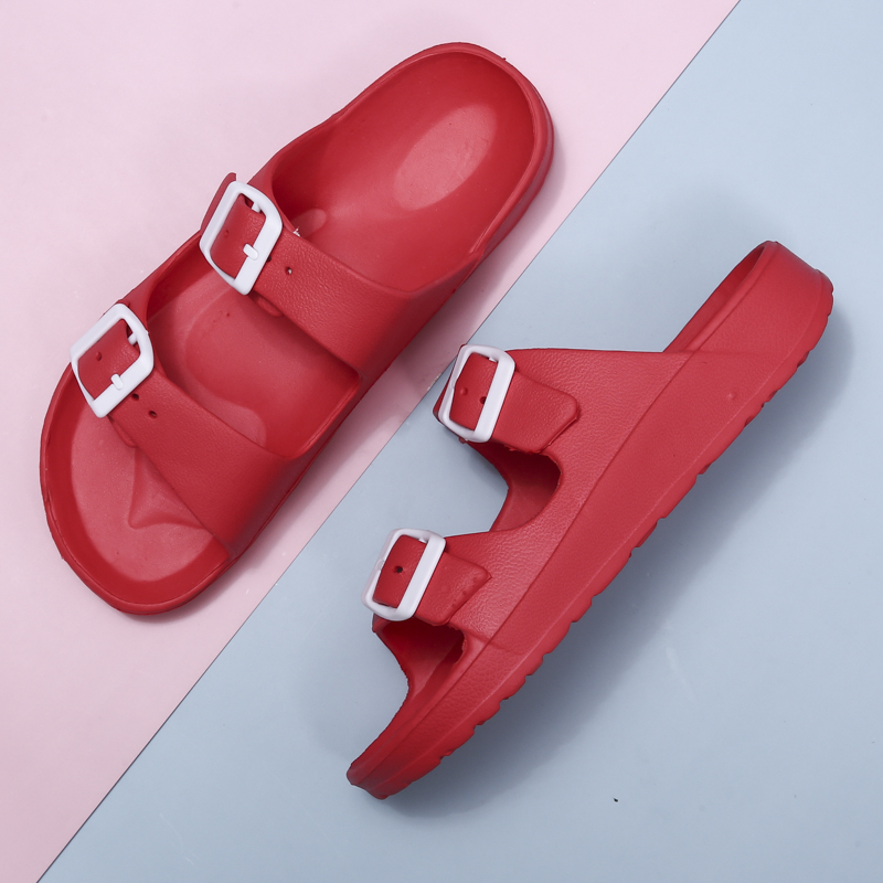가벼운 조절 가능한 EVA 샌들, 커플용 이중 스트랩, - Women'S Shoes For Flat Feet 리뷰 및 가격