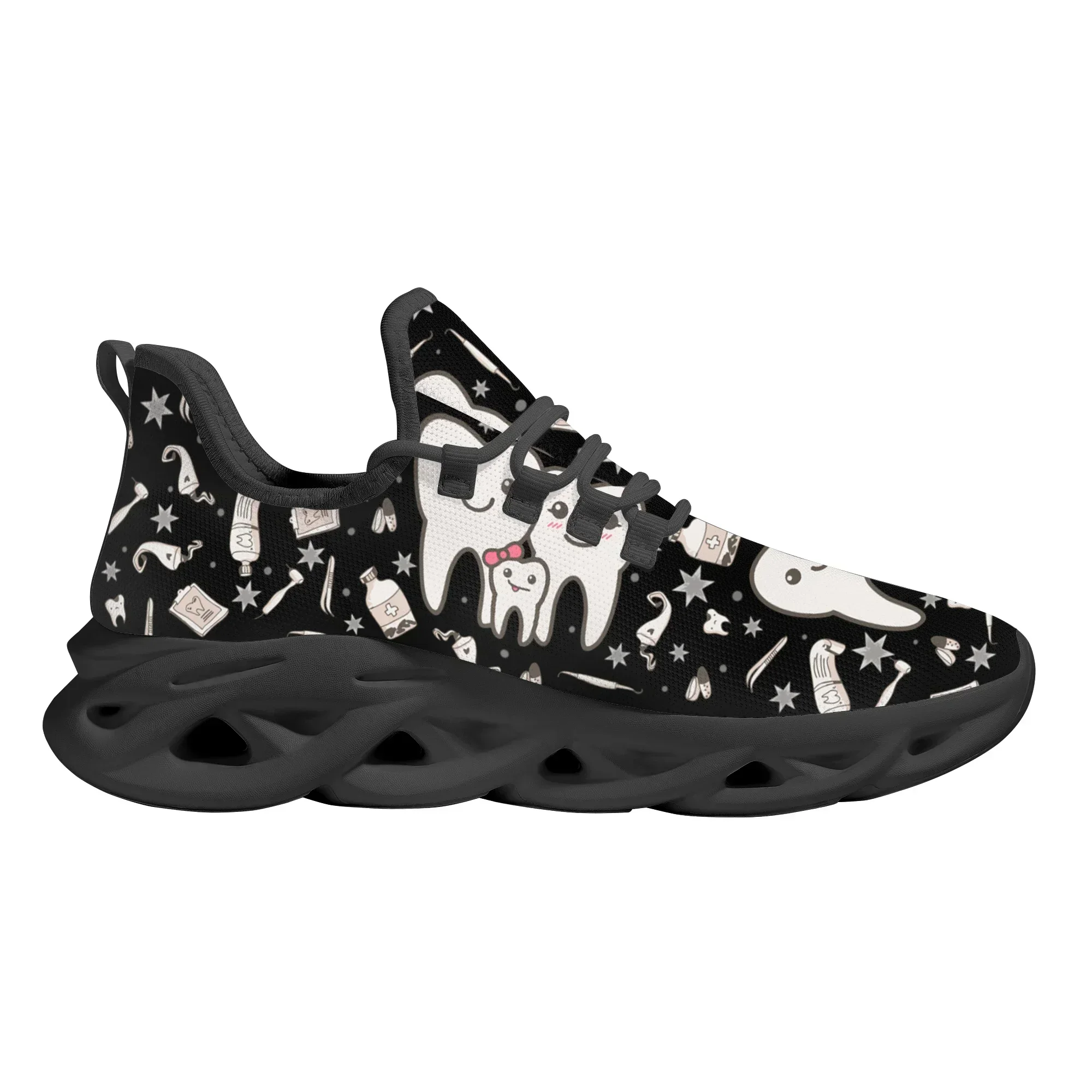 귀여운 치과 디자인 스니커즈 여성 캐주얼 경량 레이스업 - Women Shoes For Walking 리뷰 및 가격