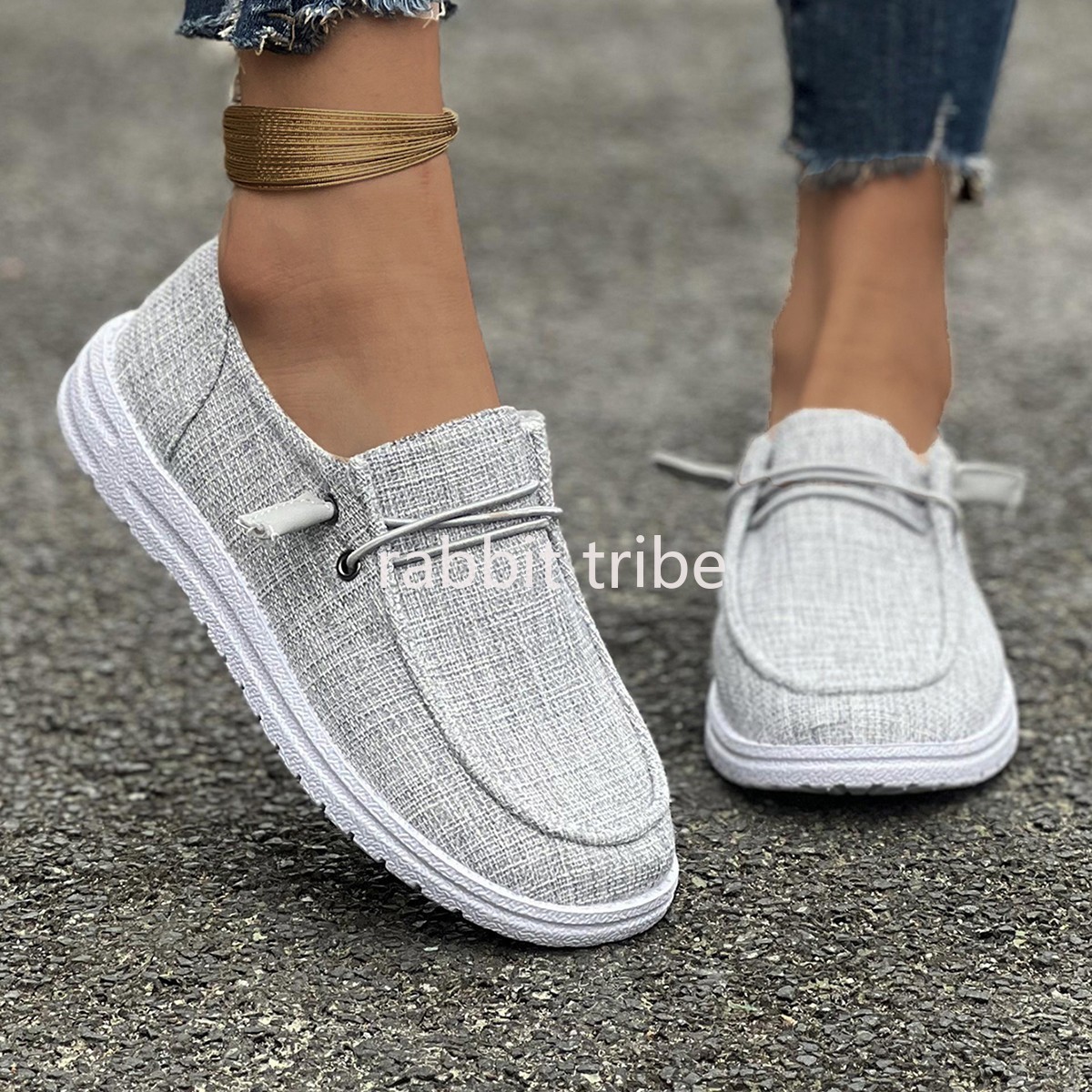 2026년 신상 트렌디 캔버스 캐주얼 스포츠 슈즈 편안 - Loafer Flat Women 리뷰 및 가격