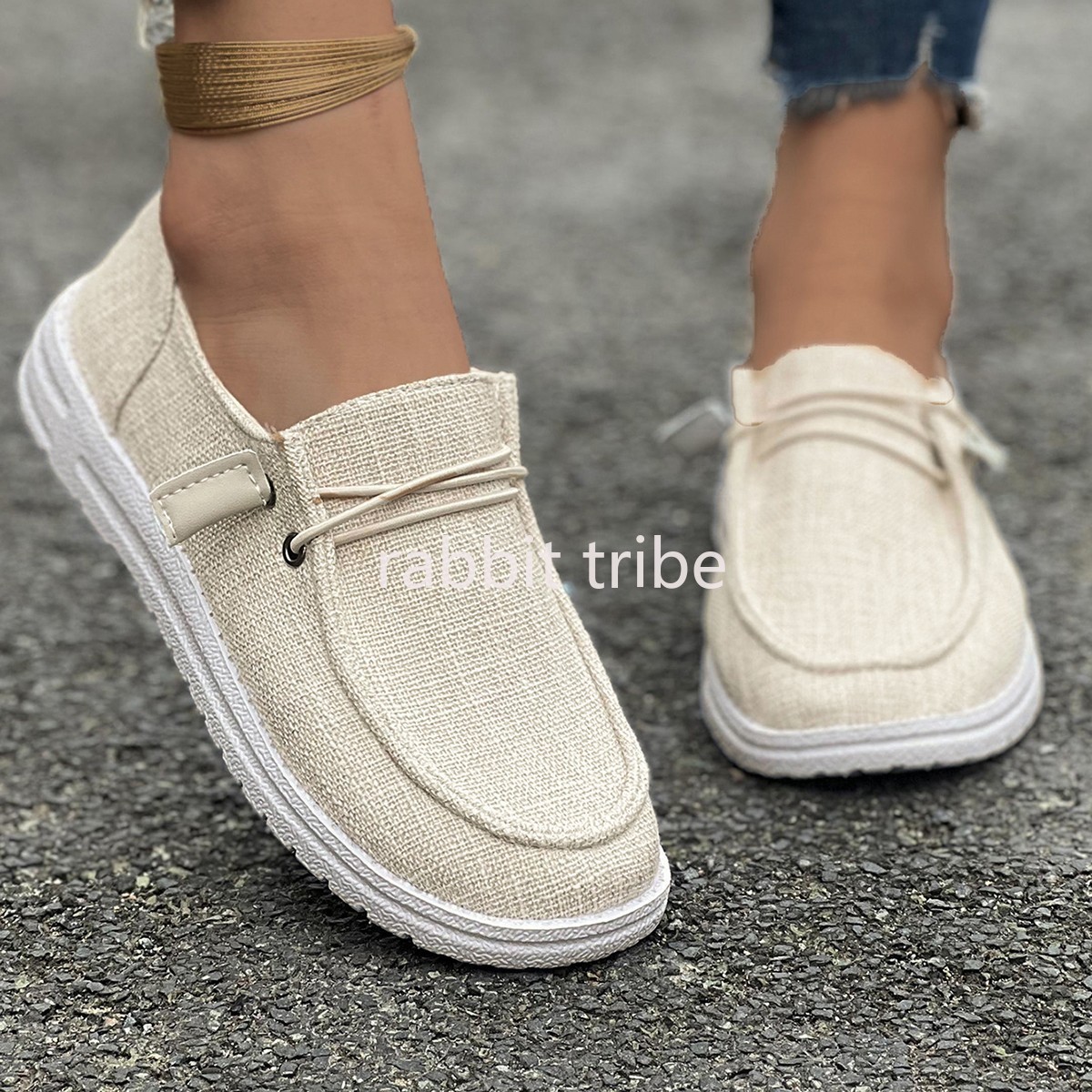 2026년 신상 트렌디 캔버스 캐주얼 스포츠 슈즈 편안 - Loafer Flat Women 리뷰 및 가격