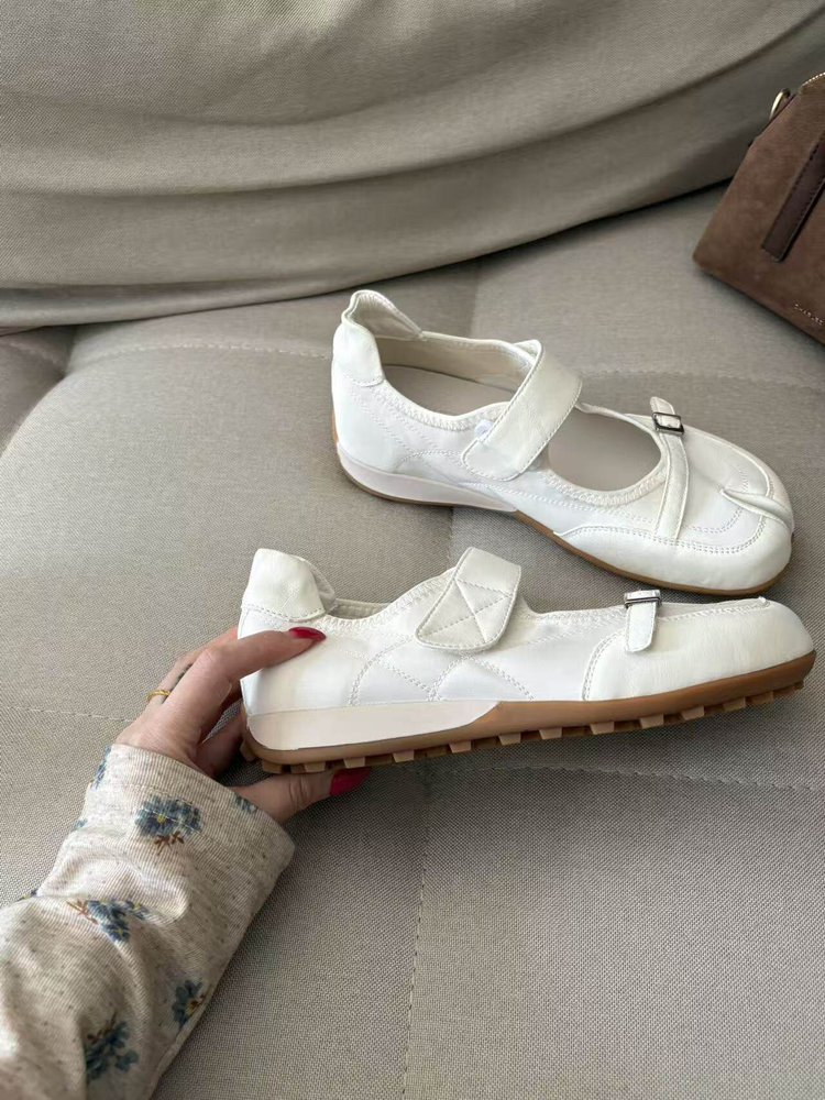 여성 스플릿 토 메리 제인 슈즈 부드러운 플랫 솔 메탈 - Women Shoes For Walking 리뷰 및 가격