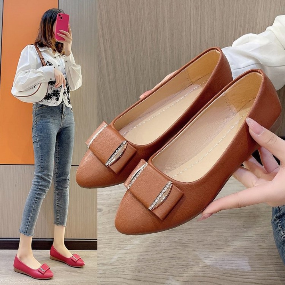 여성 트렌드 캐주얼 경량 오피스 드레스 슈즈 플랫 여성 - Loafer Flat Women 리뷰 및 가격