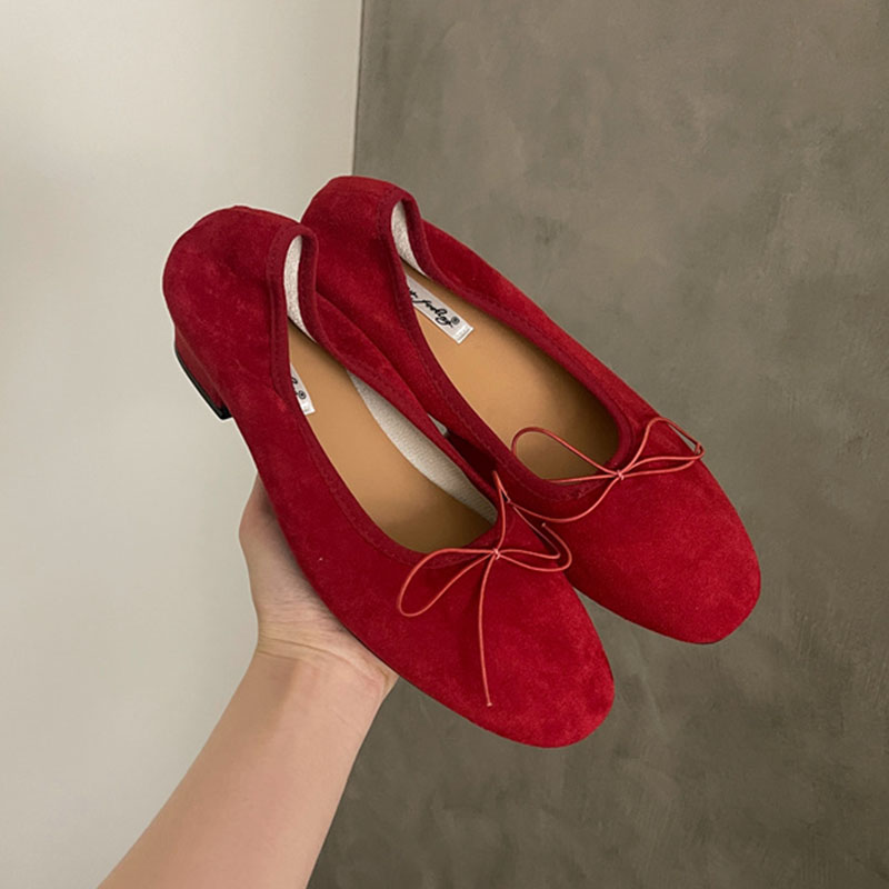 패션 나비 매듭 여성 슬립온 힐 펌프스 슈즈 여성 얕은 - Women'S Shoes Round Toe 리뷰 및 가격