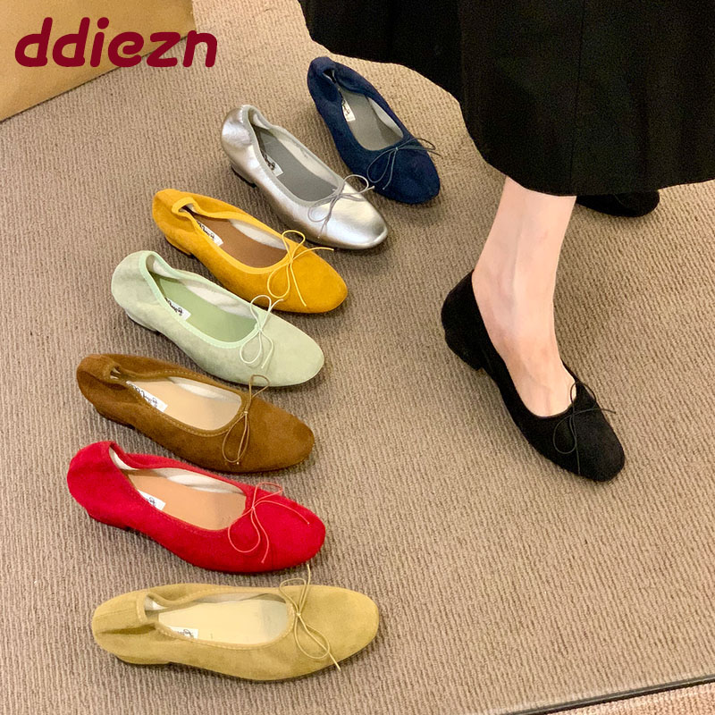 패션 나비 매듭 여성 슬립온 힐 펌프스 슈즈 여성 얕은 - Women'S Shoes Round Toe 리뷰 및 가격