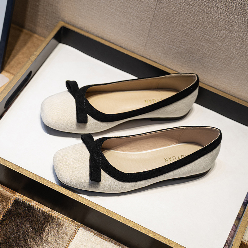 큰 사이즈 여성 플랫 슈즈 부드러운 벨벳 표면 와이드  - Loafer Flat Women 리뷰 및 가격