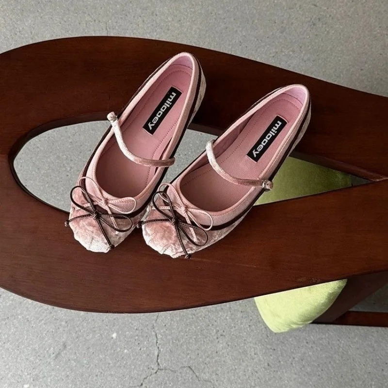 2026 프랑스 플랫 바닥 라운드 토 발레 슈즈, 세련 - Women'S Shoes Round Toe 리뷰 및 가격
