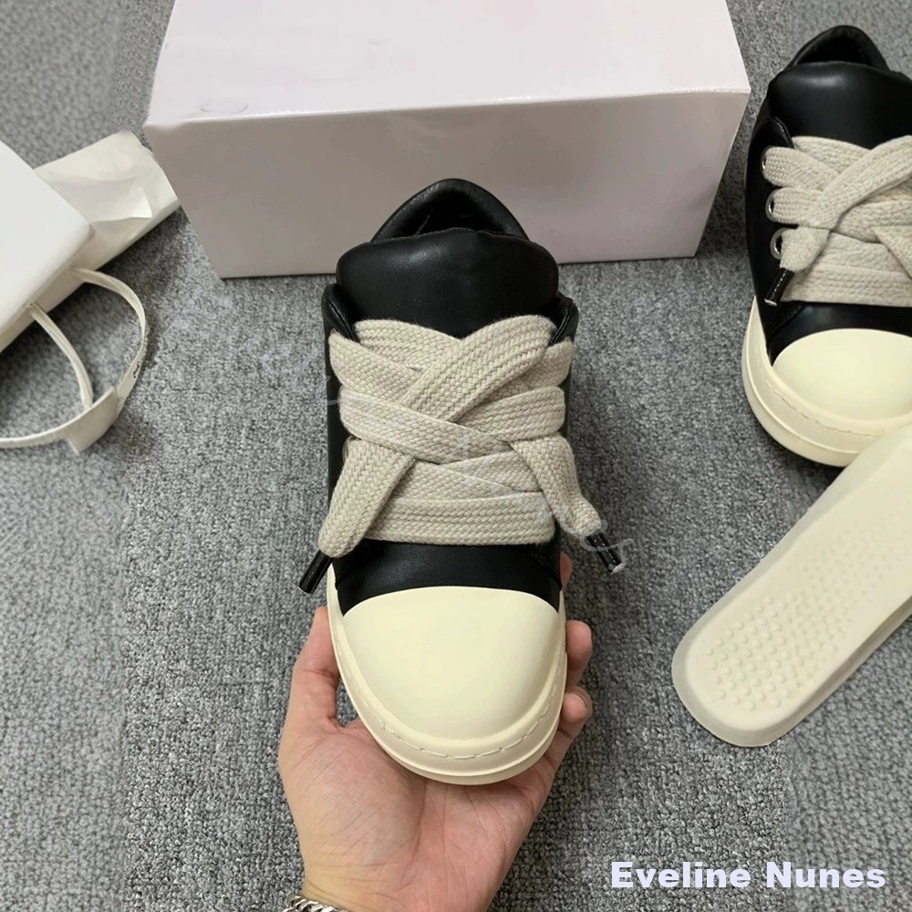 유니섹스 블랙 가죽 플랫폼 스니커즈 화이트 토캡 와이드 - Women'S Shoes Y2K 리뷰 및 가격