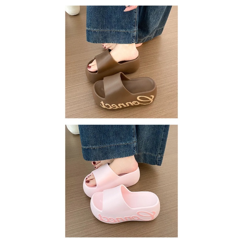 EVA 두꺼운 굽 여성 샌들 여름 패션 야외 비치 샌들 - Women'S Shoes For Flat Feet 리뷰 및 가격