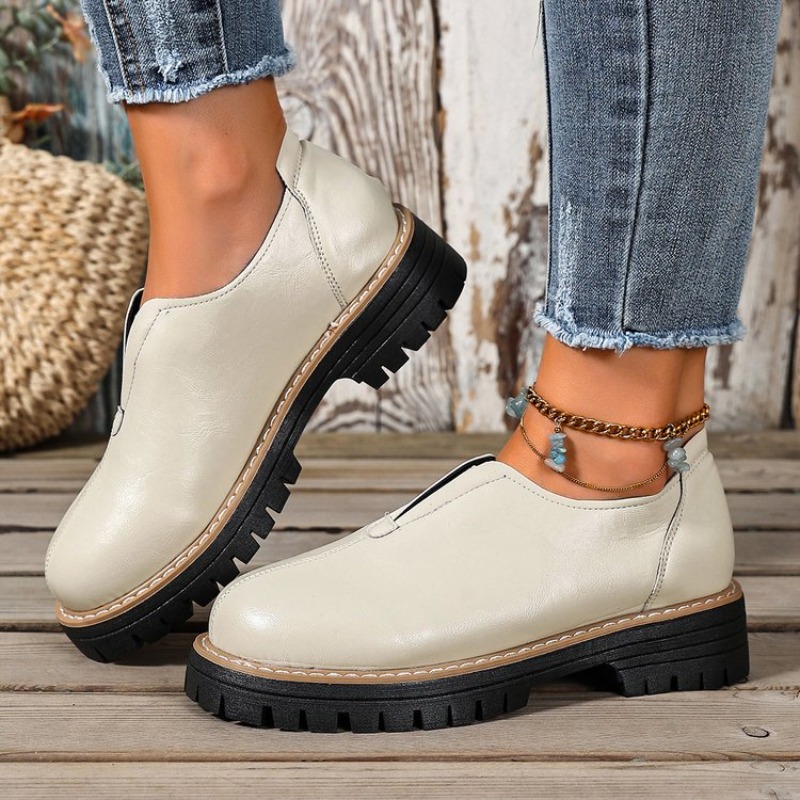 레트로 영국 스타일 여성화 봄 가을 굽 높은 싱글 슈즈 - Women Shoes For Walking 리뷰 및 가격