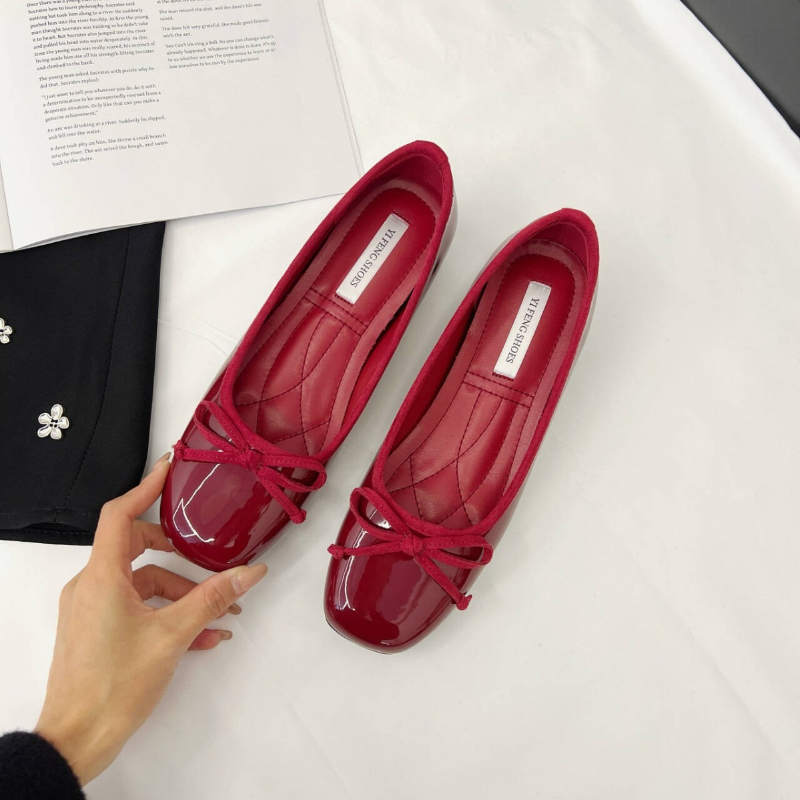 얕은 여성용 부드러운 라운드 플랫 슈즈, 슬라이드 풋웨 - Women'S Shoes Round Toe 리뷰 및 가격