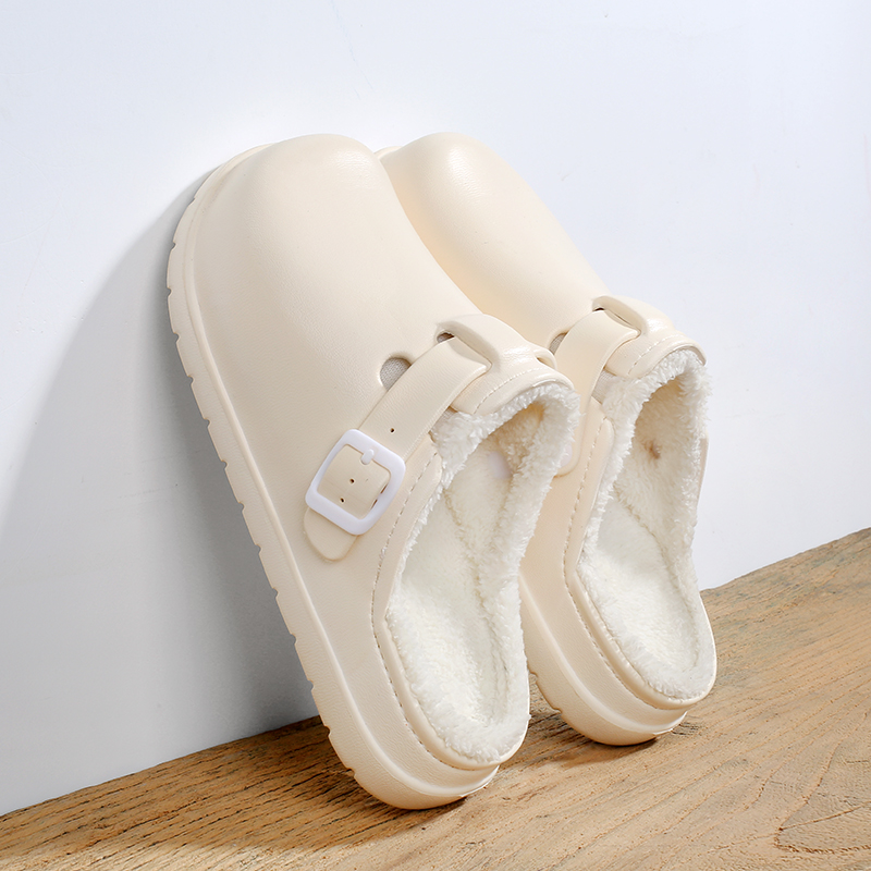 여성용 두꺼운 밑창 EVA 슬리퍼 겨울용 따뜻한 플러시 - Women Shoes For Walking 리뷰 및 가격