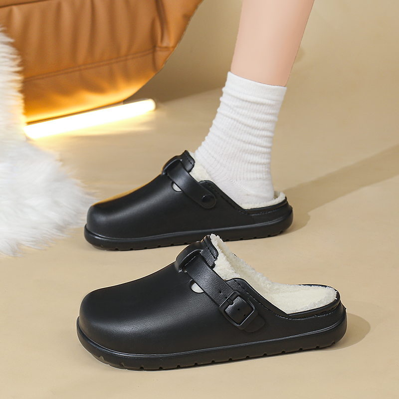 여성용 두꺼운 밑창 EVA 슬리퍼 겨울용 따뜻한 플러시 - Women Shoes For Walking 리뷰 및 가격