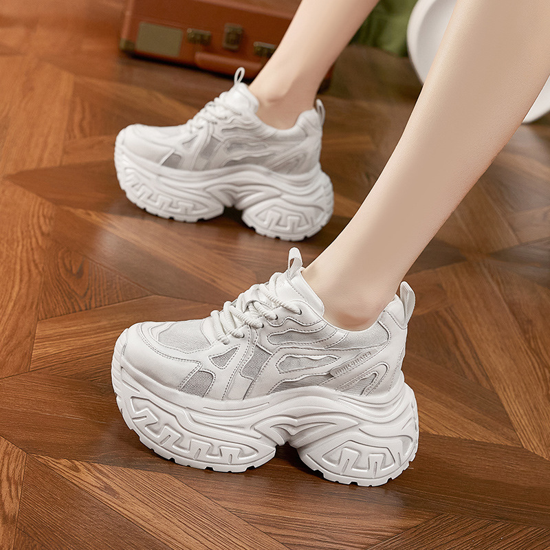 여성 패션 청키 플랫폼 스니커즈 통기성 메쉬 미끄럼 방 - Women Shoes For Walking 리뷰 및 가격
