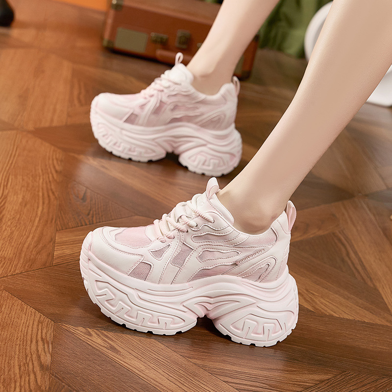 여성 패션 청키 플랫폼 스니커즈 통기성 메쉬 미끄럼 방 - Women Shoes For Walking 리뷰 및 가격