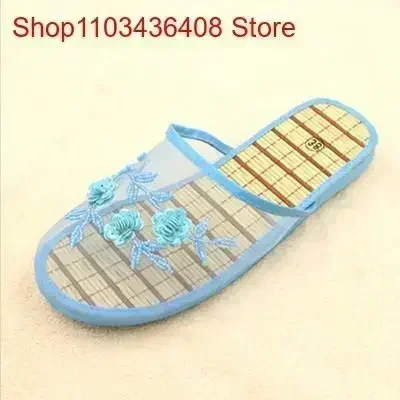 여성 세련된 꽃 슬리퍼 플랫 플립 플롭 로퍼 숙녀 뮬  - Loafer Flat Women 리뷰 및 가격
