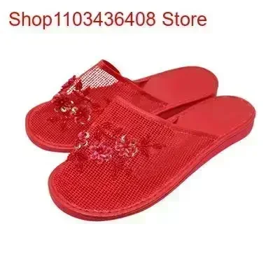 여성 세련된 꽃 슬리퍼 플랫 플립 플롭 로퍼 숙녀 뮬  - Loafer Flat Women 리뷰 및 가격