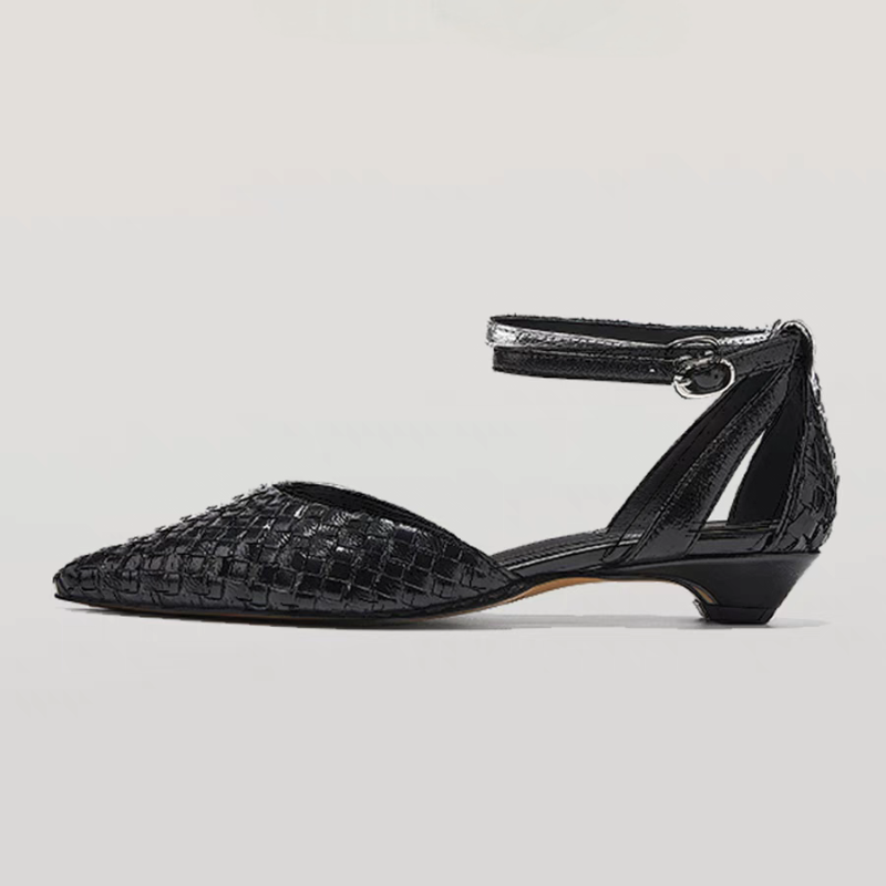 뾰족코 낮은 굽 여성 우아한 샌들 슈즈 여성 2025  - Women Shoes Brand 리뷰 및 가격